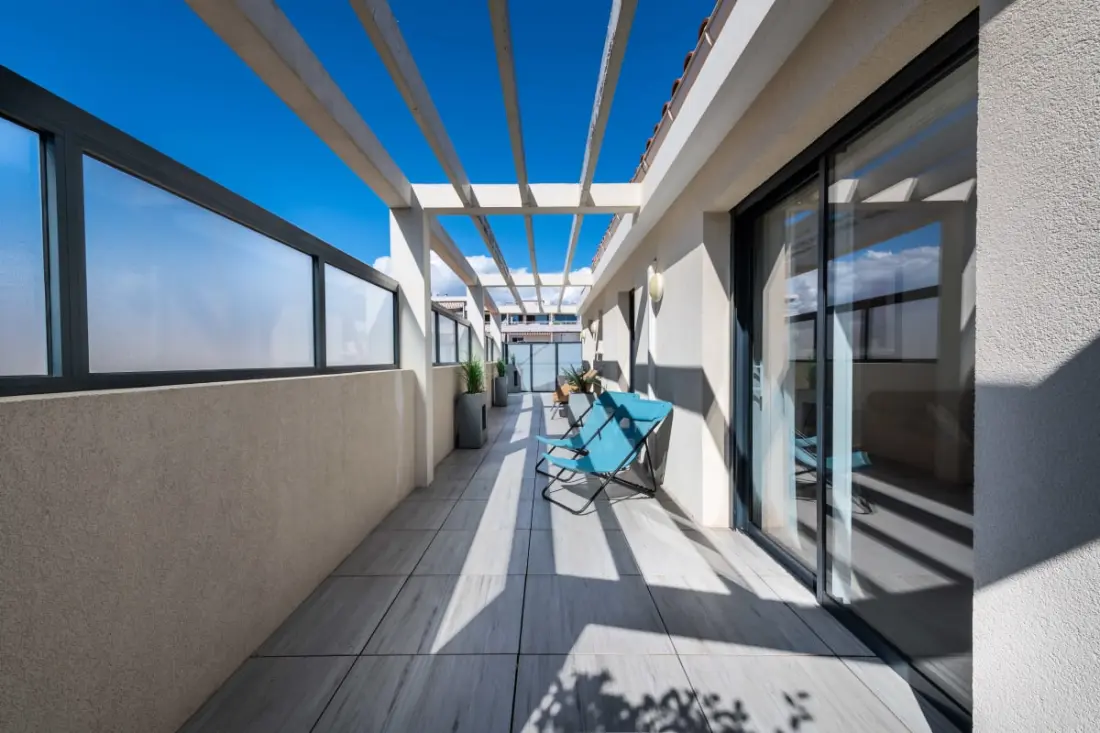 Résidence 4p Rooftop Avec Jacuzzi &amp; Parking, Cannes