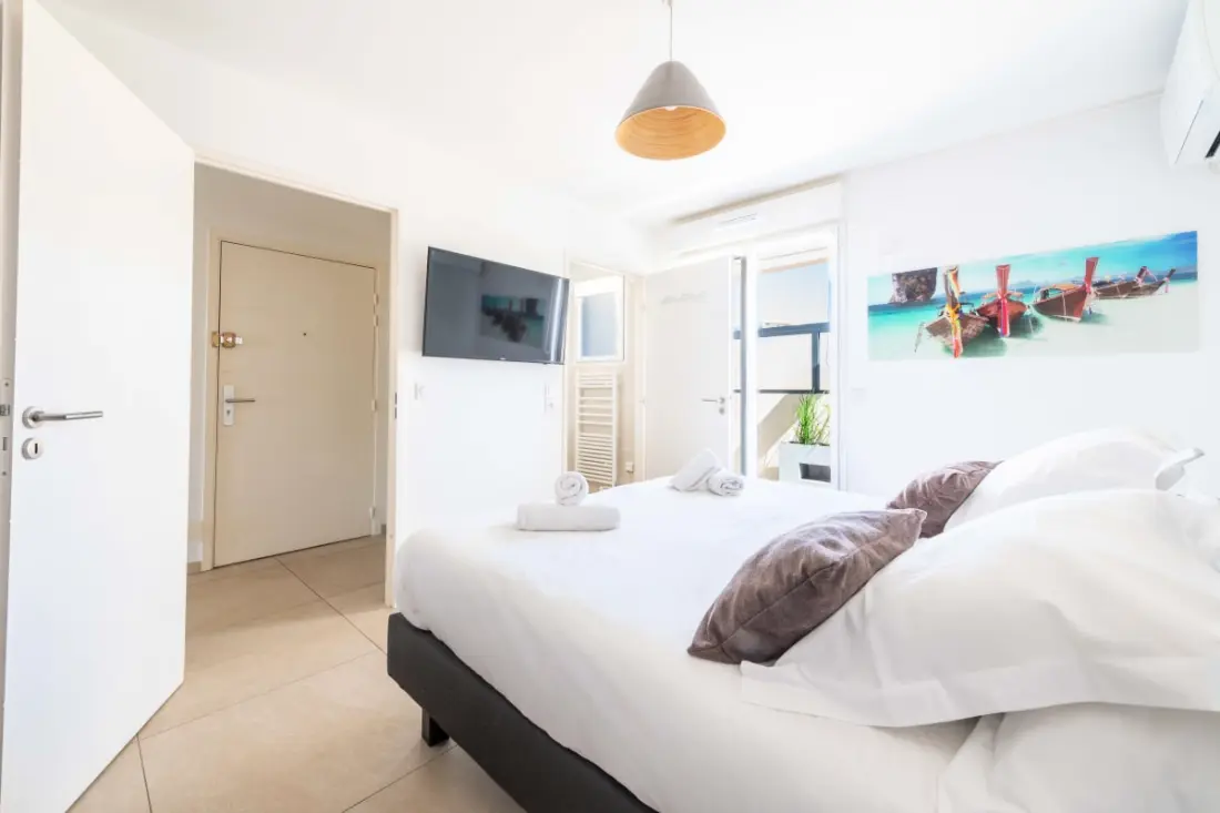 Résidence 4p Rooftop Avec Jacuzzi &amp; Parking, Cannes