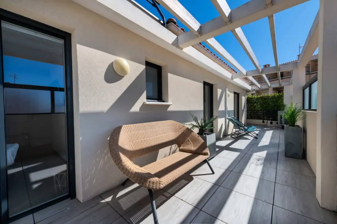 Résidence 4p Rooftop Avec Jacuzzi &amp; Parking, Cannes