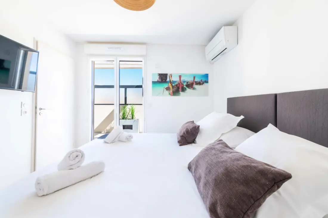 Résidence 4p Rooftop Avec Jacuzzi &amp; Parking, Cannes