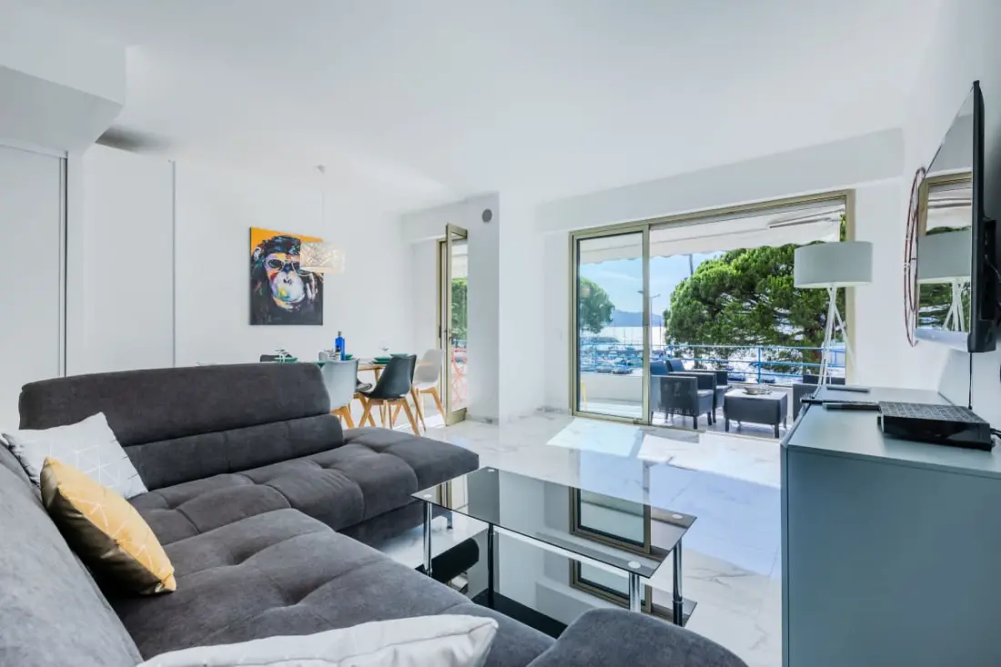 Résidence 90m2 Sur La Croisette Avec Terrasse &amp; Vue Mer