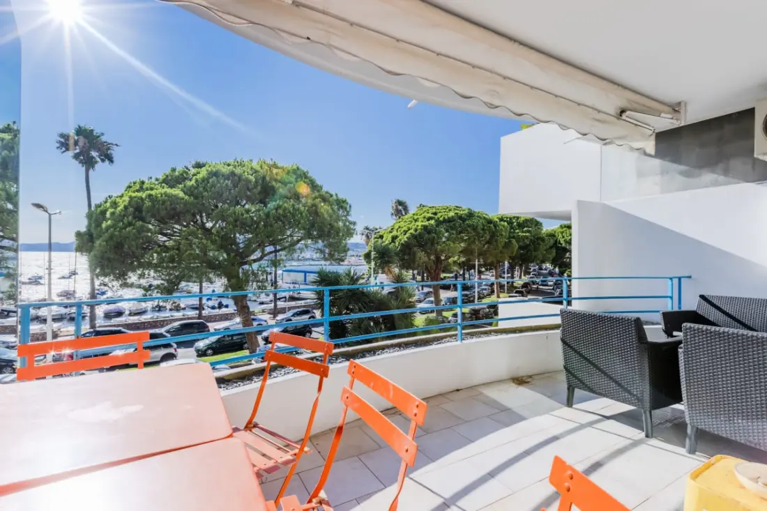 Résidence 90m2 Sur La Croisette Avec Terrasse &amp; Vue Mer