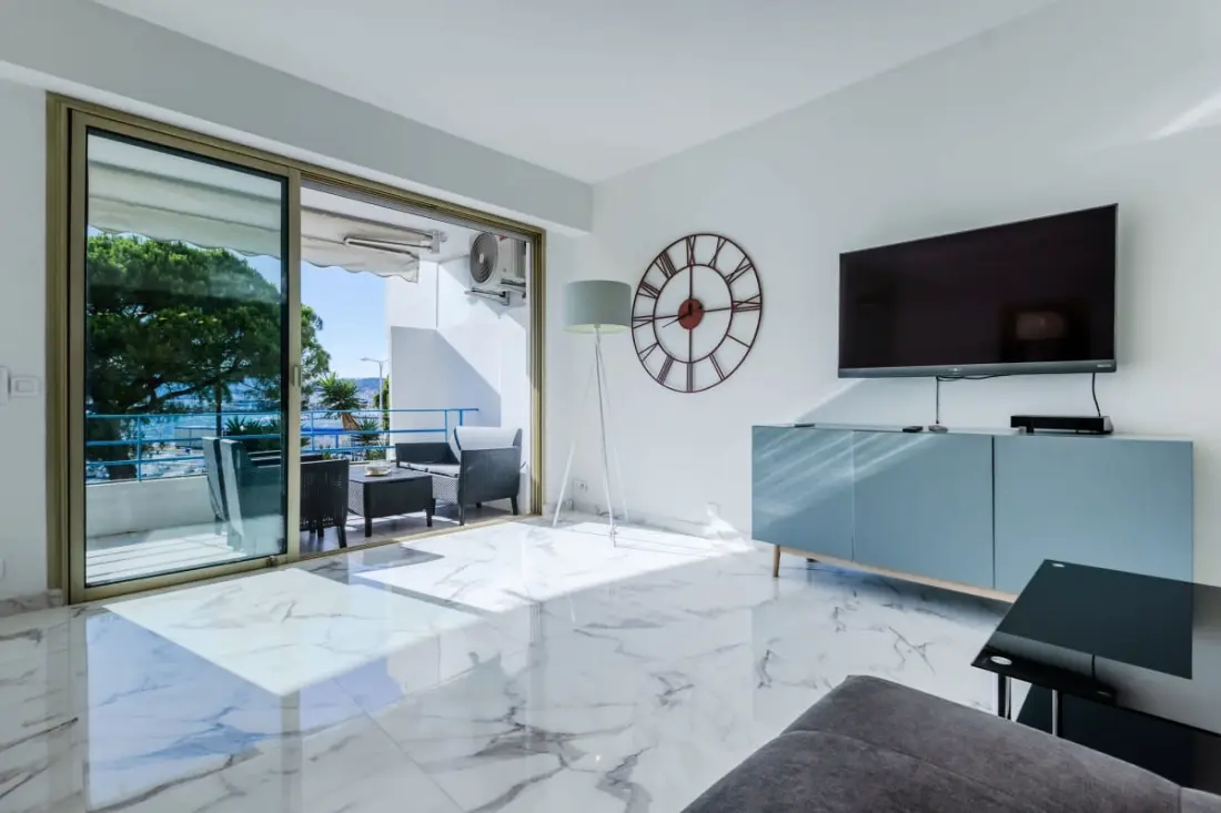 Résidence 90m2 Sur La Croisette Avec Terrasse &amp; Vue Mer
