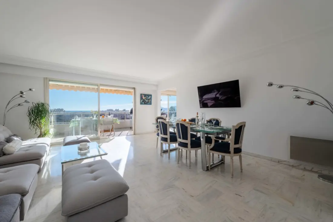 Résidence Appartement 117 M2 Vue Sur Mer - 3 Ch  3 Sdb - Cannes