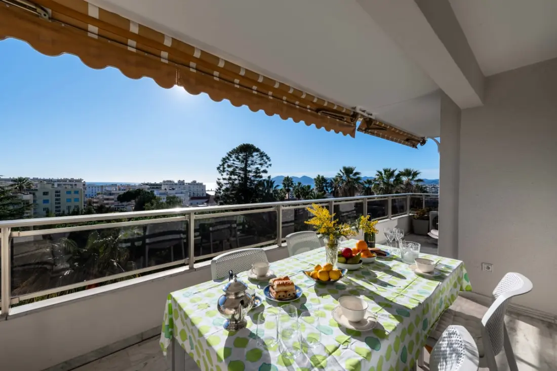 Résidence Appartement 117 M2 Vue Sur Mer - 3 Ch  3 Sdb - Cannes