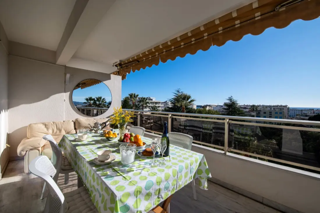 Résidence Appartement 117 M2 Vue Sur Mer - 3 Ch  3 Sdb - Cannes