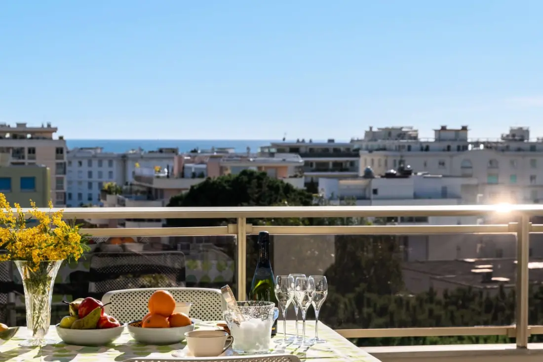 Résidence Appartement 117 M2 Vue Sur Mer - 3 Ch  3 Sdb - Cannes