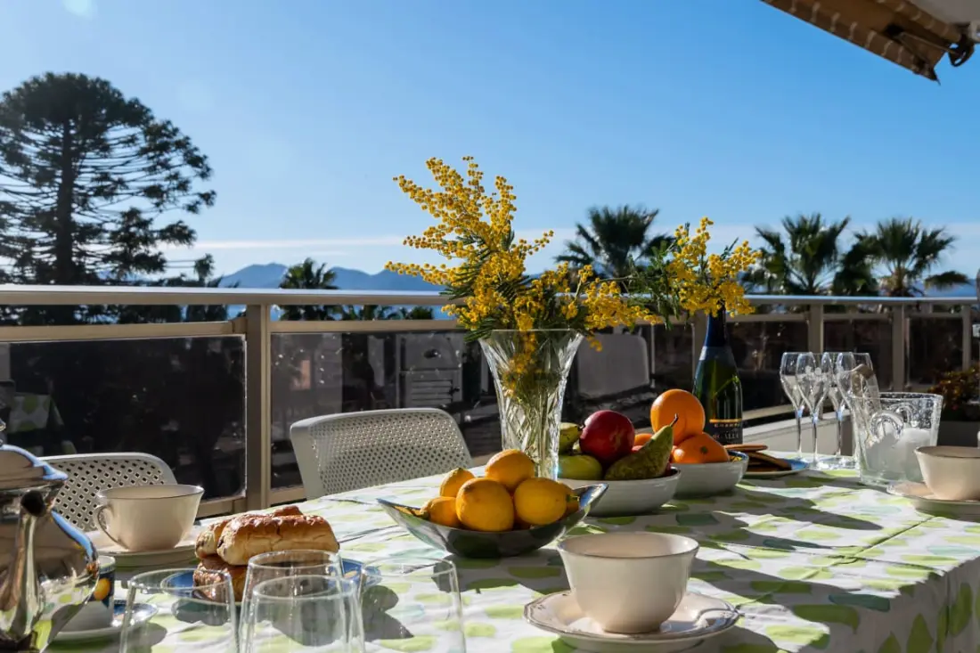 Résidence Appartement 117 M2 Vue Sur Mer - 3 Ch  3 Sdb - Cannes