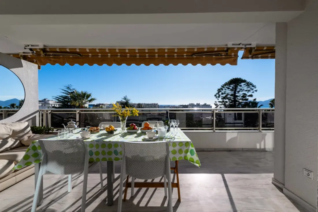 Résidence Appartement 117 M2 Vue Sur Mer - 3 Ch  3 Sdb - Cannes
