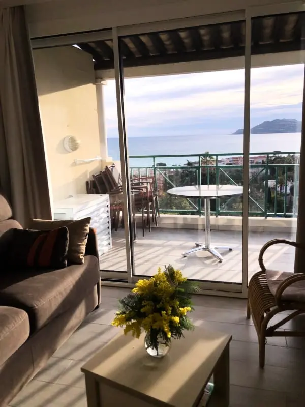 Vue Sur La Mer Et Belle Piscine