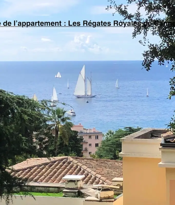 Vue Sur La Mer Et Belle Piscine