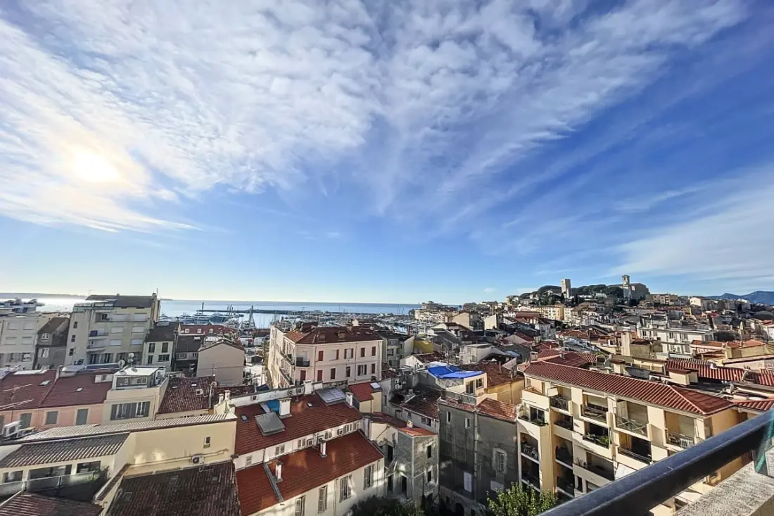 4 Pcs Terrasse Vue Mer Panoramique Baie Cannes à Vos Pieds Olam Properties