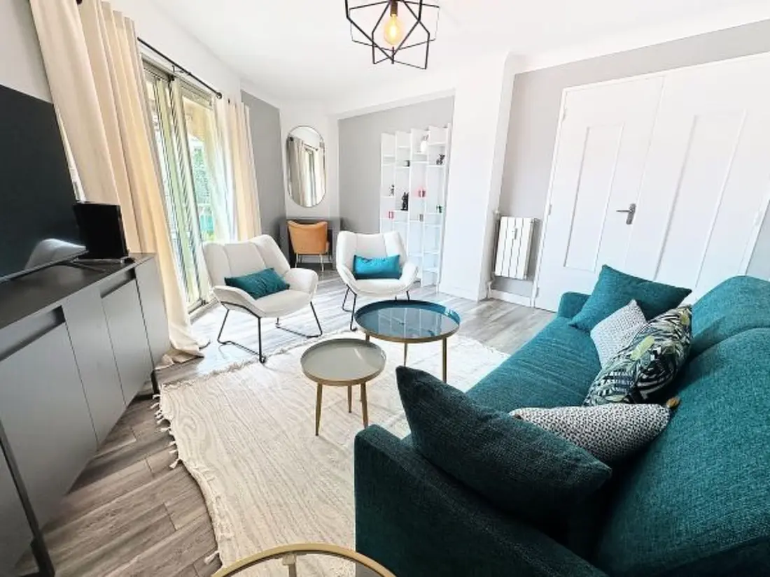 Résidence Beautiful 2 bedroom 2 mins from Croisette 337