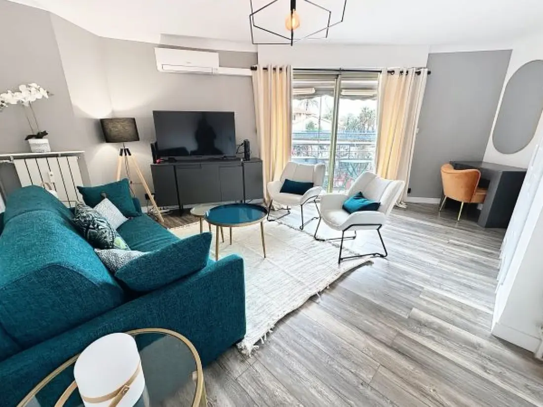 Résidence Beautiful 2 bedroom 2 mins from Croisette 337