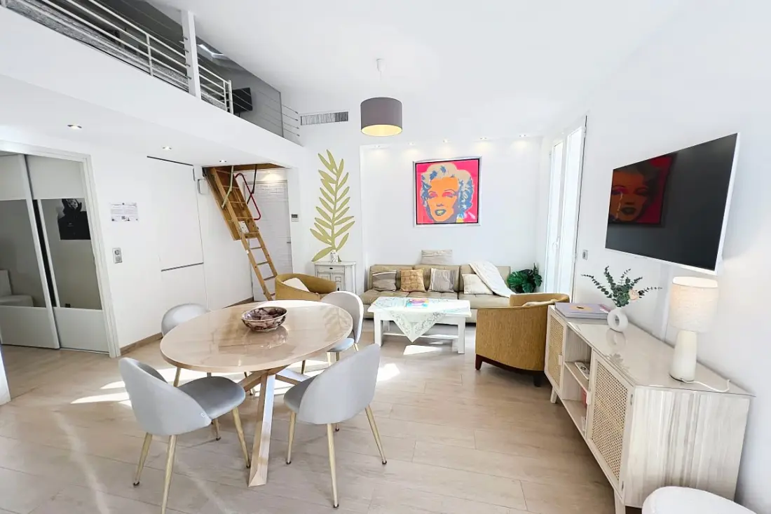 Cannes Près Centre - 3 Pcs Mezzanine Balcons Charme Absolu Olam Properties