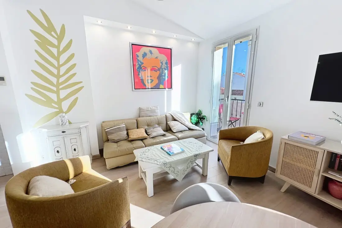 Cannes Près Centre - 3 Pcs Mezzanine Balcons Charme Absolu Olam Properties