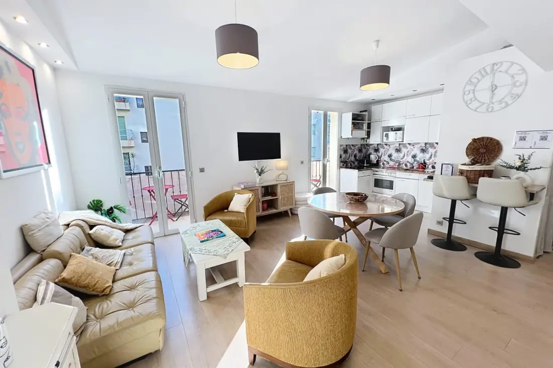 Cannes Près Centre - 3 Pcs Mezzanine Balcons Charme Absolu Olam Properties