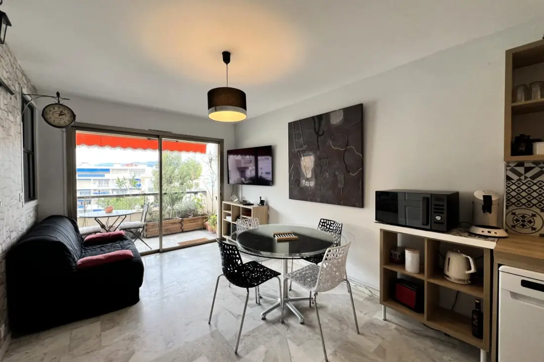 Lumineux 31m2, Terrasse Fleurie à 5min Croisette