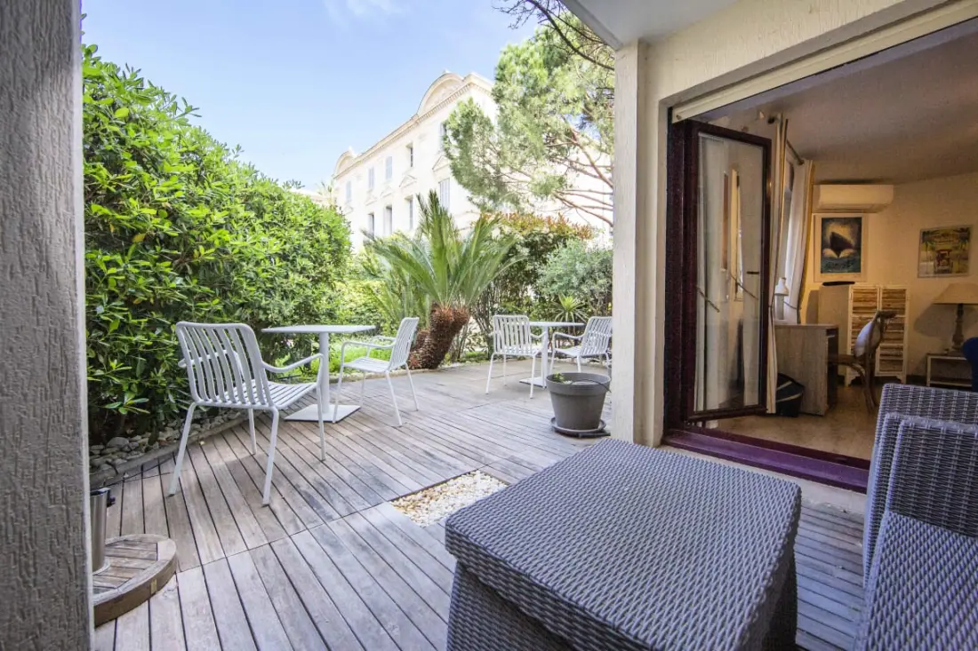 Résidence Petit Paradis Cannes Centre Avec Piscine Et Parc ❤villa Le Lys❤