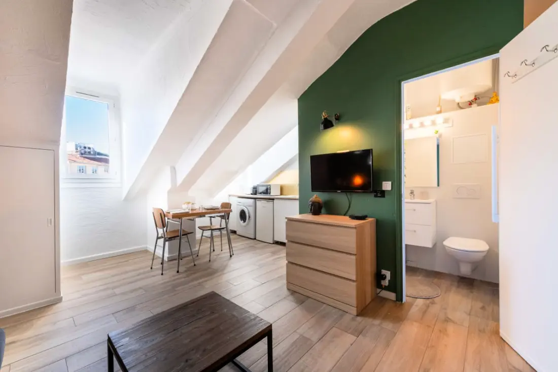 Résidence Studio Dernier étage – Centre Cannes