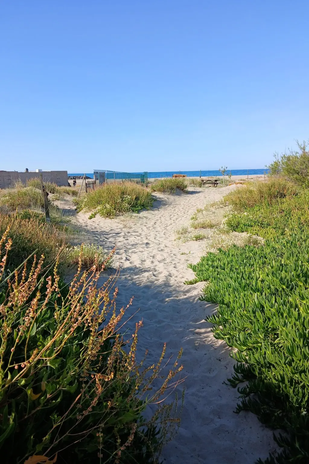 Résidence Mobilheim "Les Dunes" mit Blick auf das Wasser