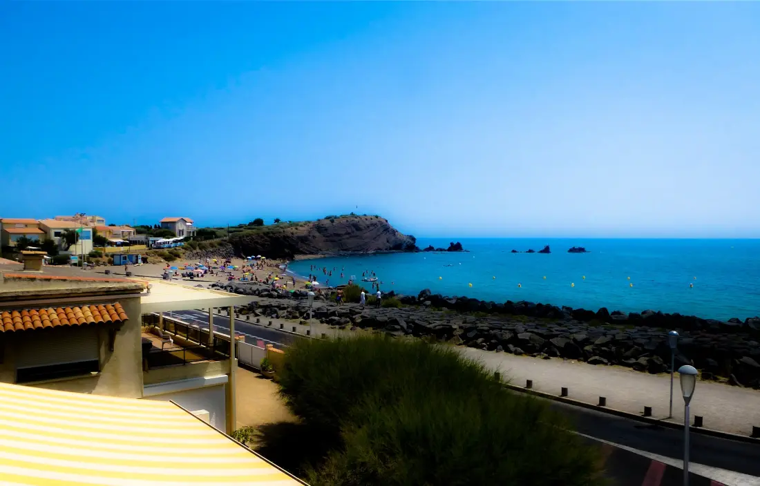 Studio 4 personnes vue sur mer