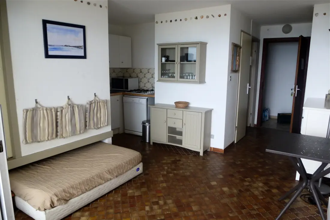 Studio 4 personnes vue sur mer