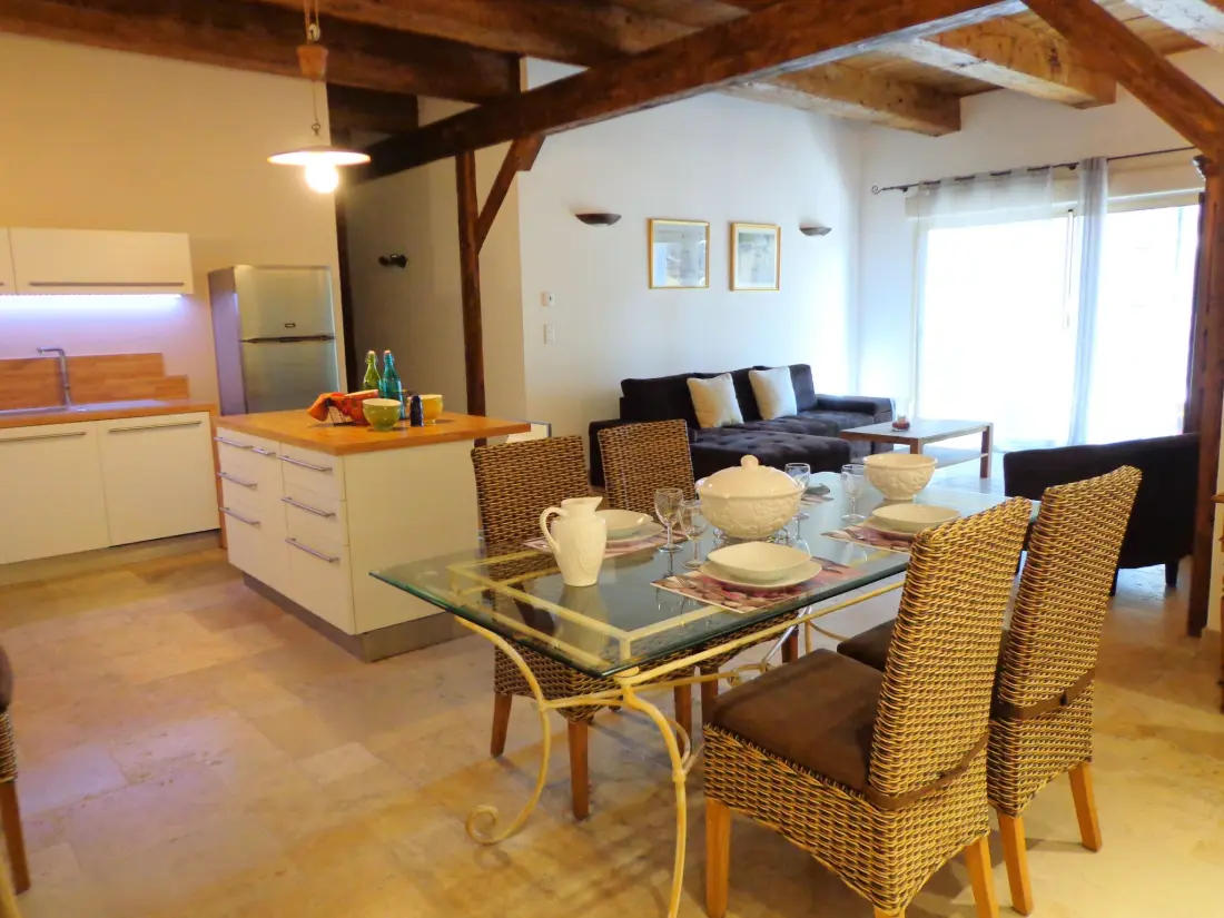 Résidence Klimatisierte Wohnung mit 2 Schlafzimmern und Pool