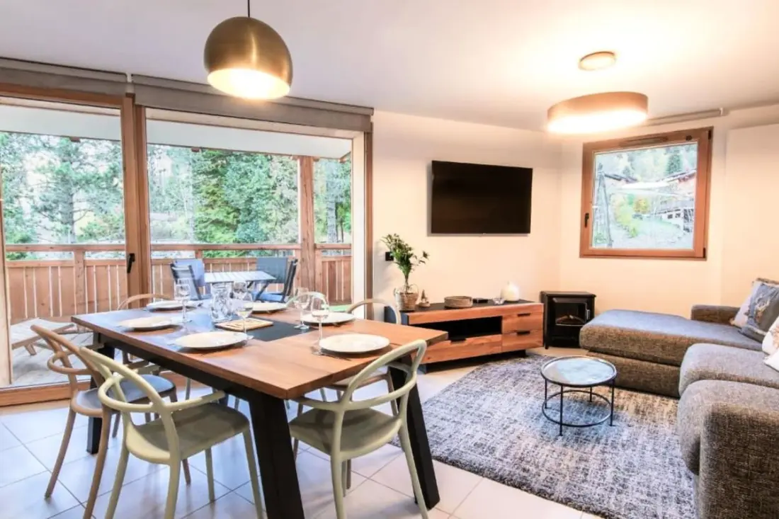 Appt Moderne Aux Houches | Balcon + Parking