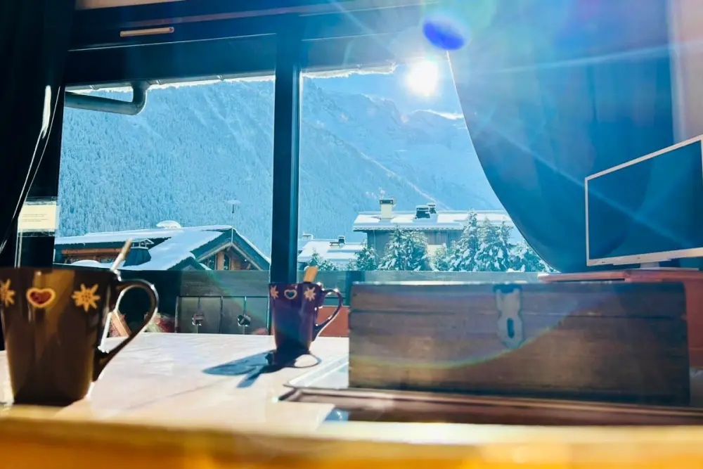 Appartement Lumineux Avec Vue Sur Le Mont Blanc