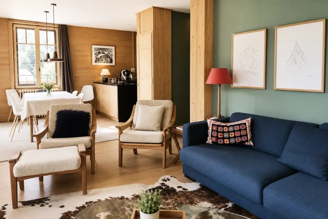 Appartement Lumineux Balcon Vue Mont-blanc