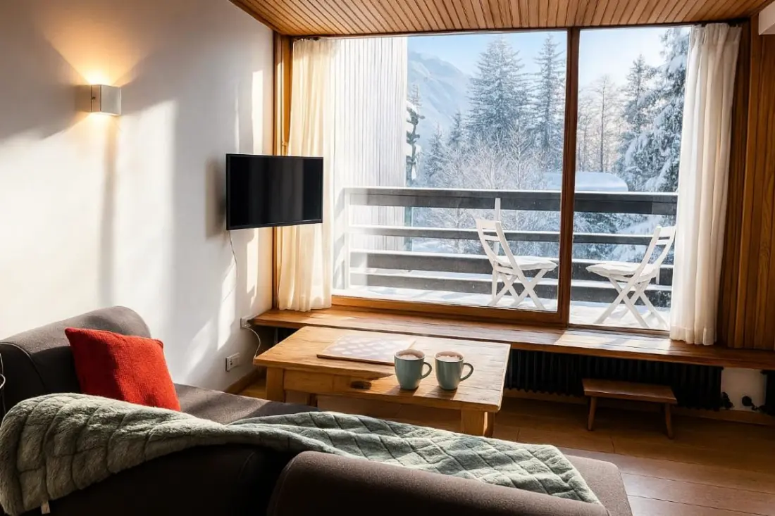 Appartement Lumineux Pour 6 Personnes à Chamonix
