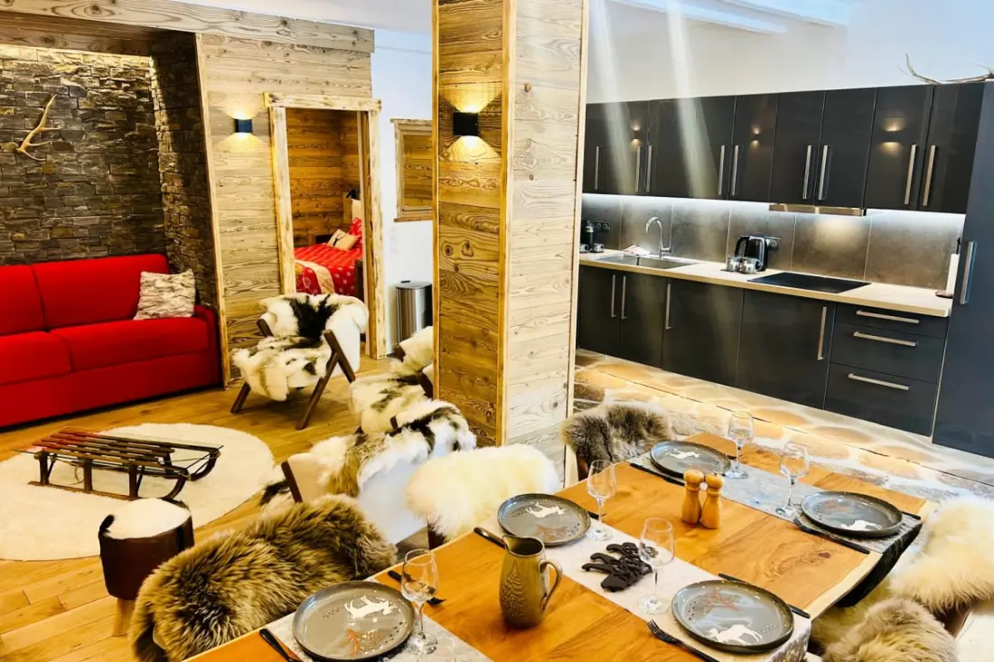 Appartement Rénové Au Pied Des Grands Montets