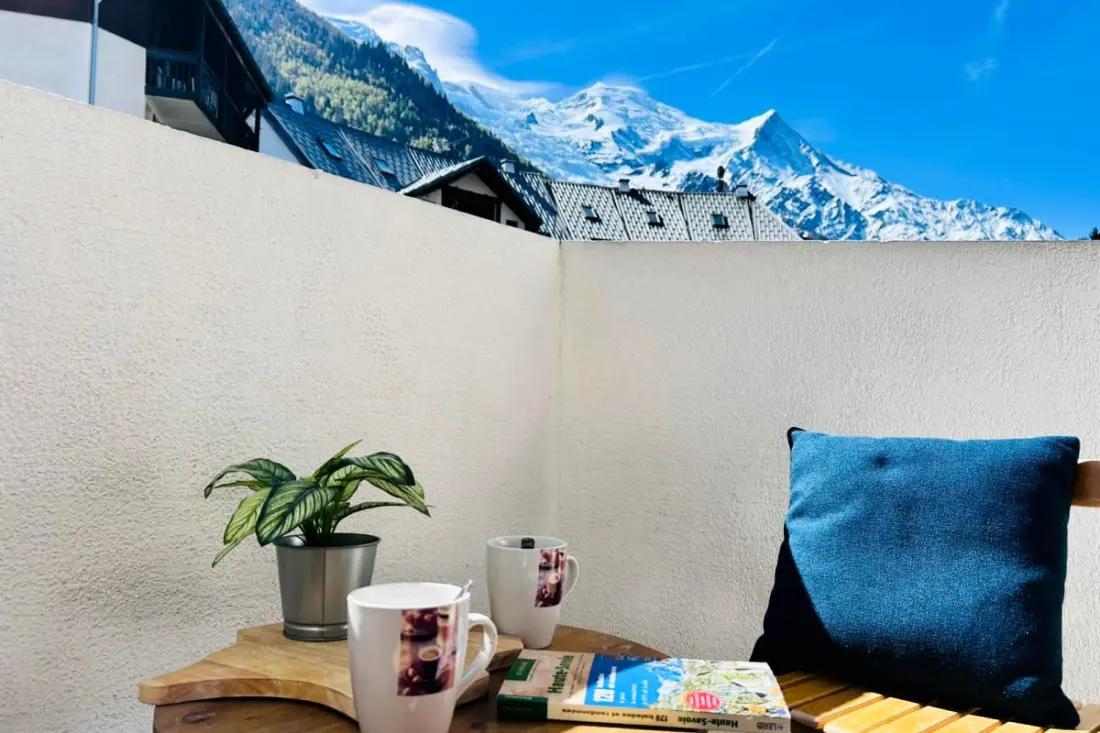 Joli Apt Aiguille Du Midi Avec Balcon + Parking
