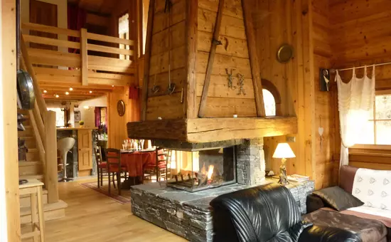 Chalet 4 étoiles pour 8 pers. vue sur Mont Blanc