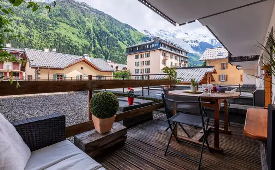 En Plein Centre De Chamonix Avec Vue Mont-blanc