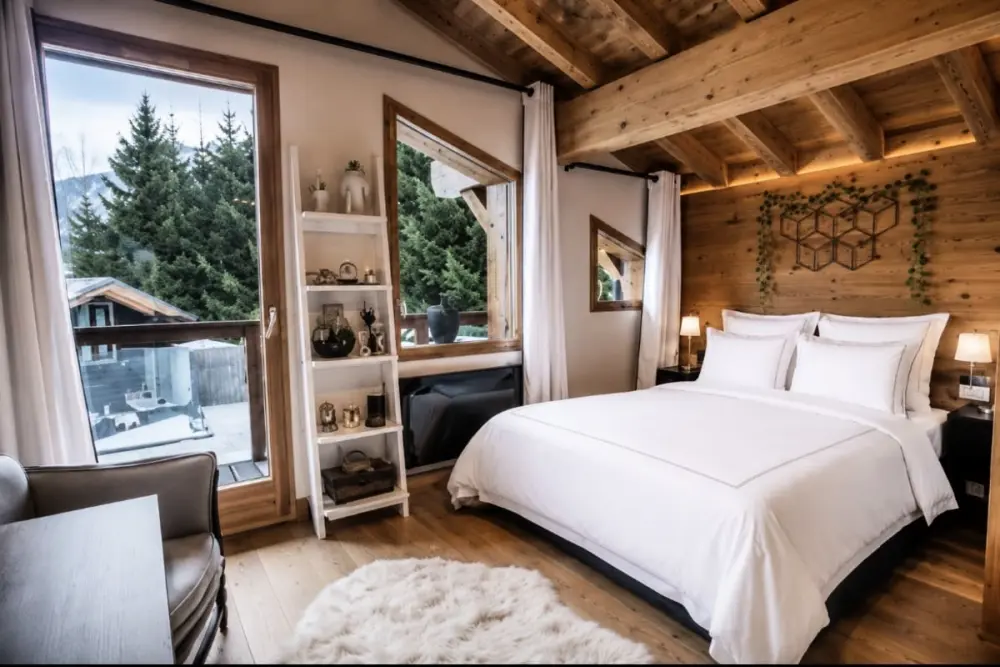 Chalet Design Avec Piscine Et Jacuzzi