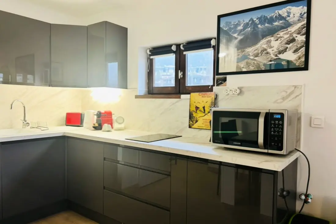 Appt Modern | Balcon+ Parking | Centre Chamonix