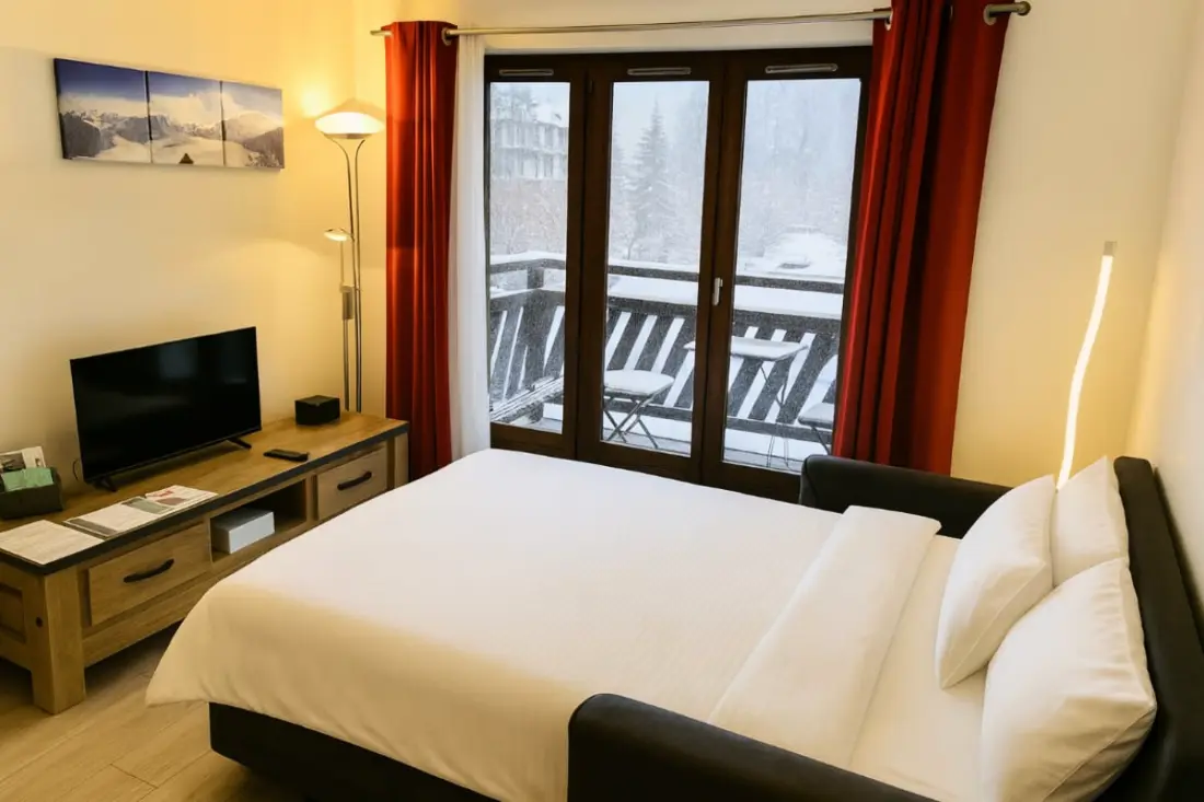 Appt Modern | Balcon+ Parking | Centre Chamonix