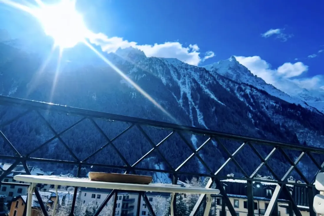 Appt Vue Mont Blanc En Plein Coeur De Chamonix