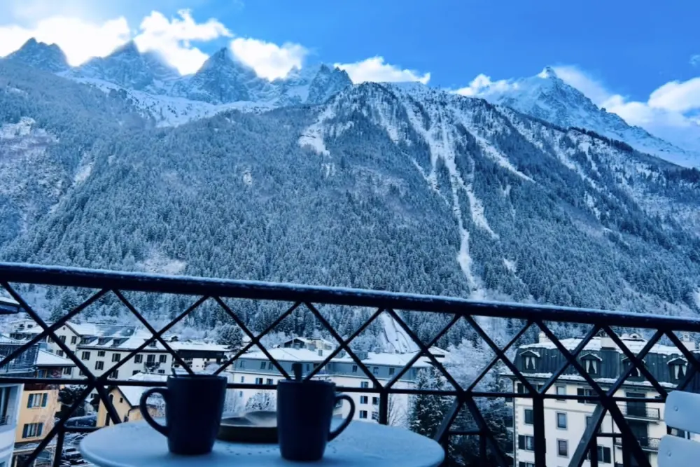 Appt Vue Mont Blanc En Plein Coeur De Chamonix