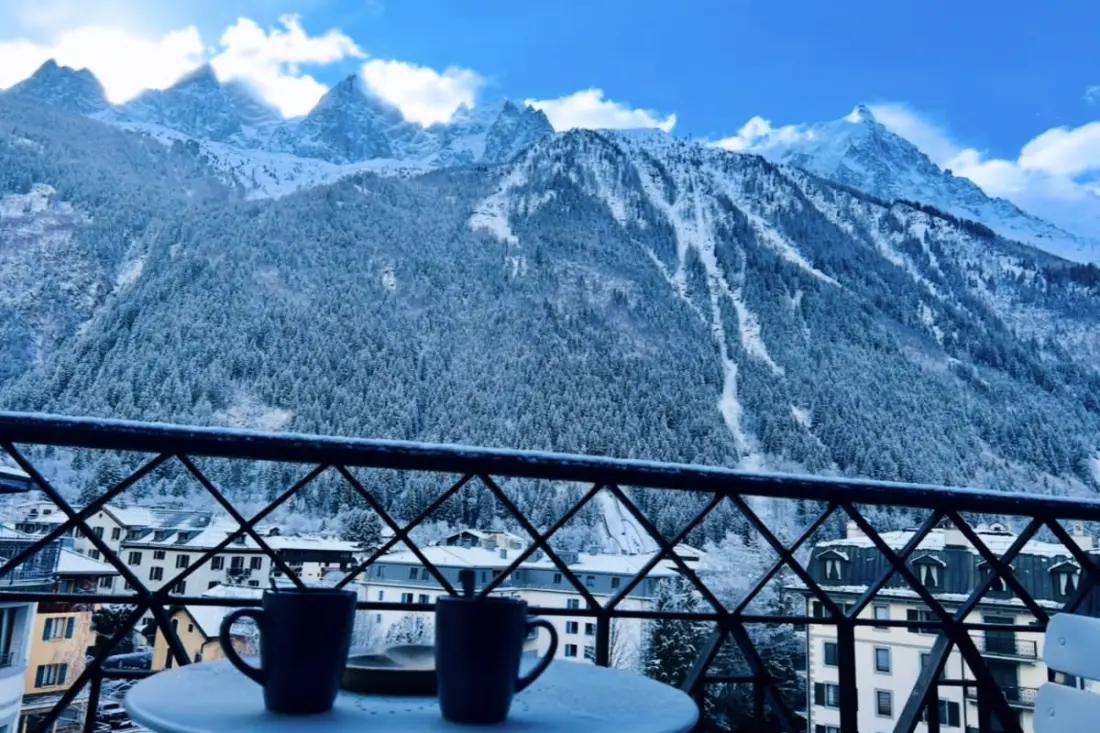 Appt Vue Mont Blanc En Plein Coeur De Chamonix