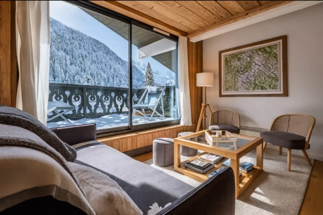 Bel Appt Vue Mont Blanc Au Pied Des Pistes