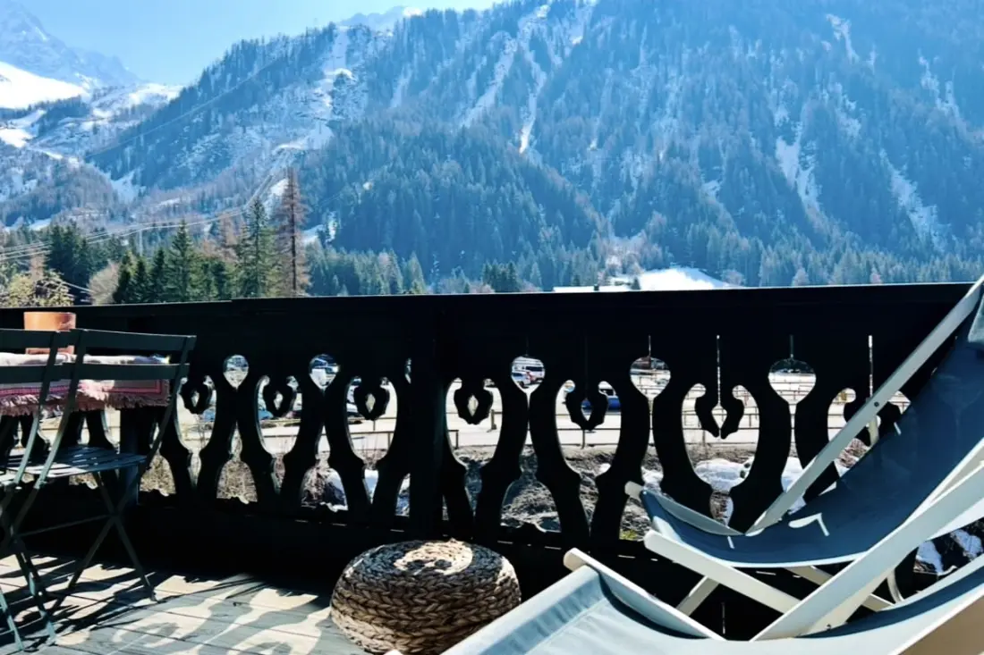 Bel Appt Vue Mont Blanc Au Pied Des Pistes