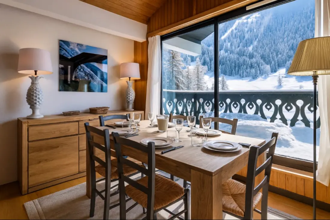 Bel Appt Vue Mont Blanc Au Pied Des Pistes