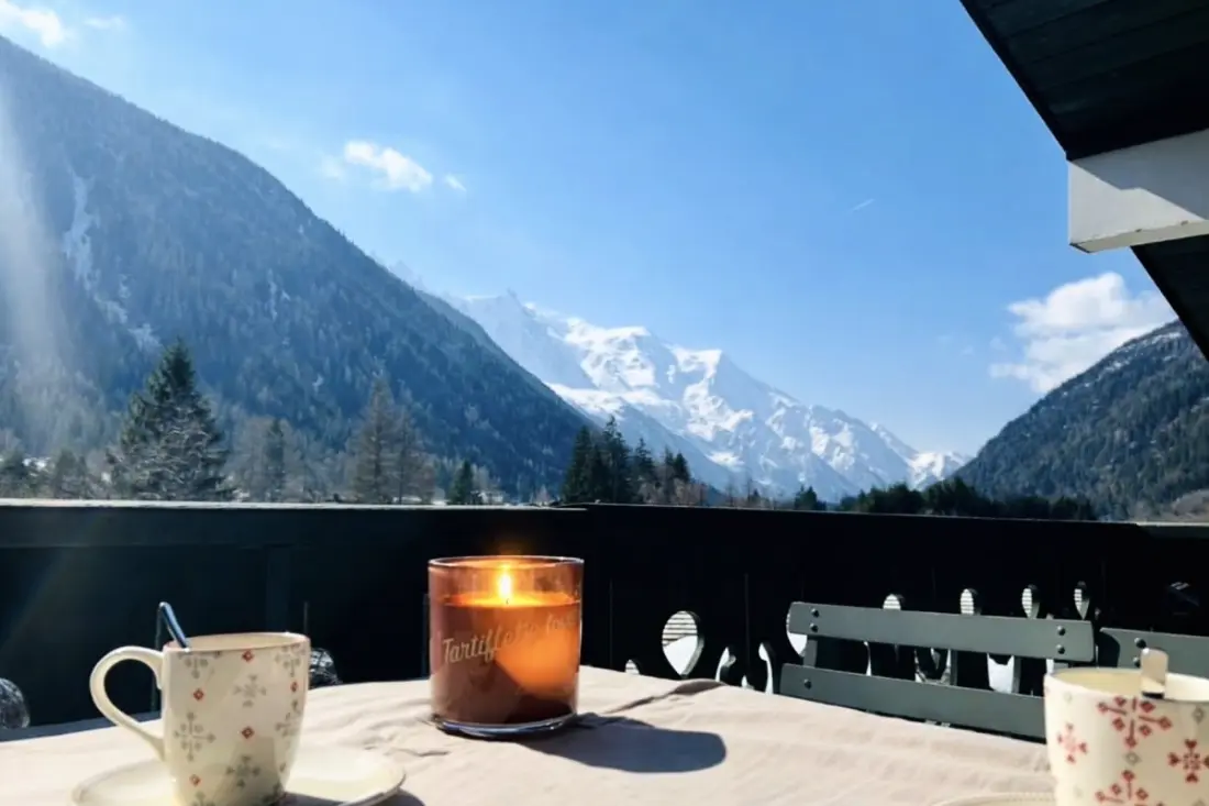 Bel Appt Vue Mont Blanc Au Pied Des Pistes