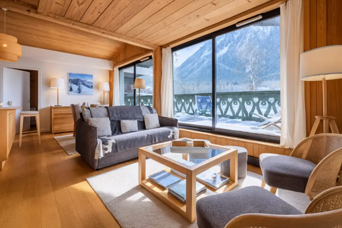Bel Appt Vue Mont Blanc Au Pied Des Pistes