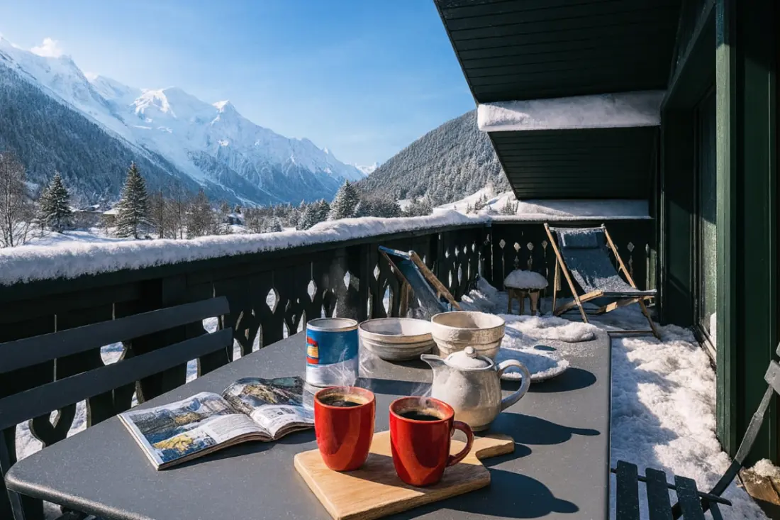 Bel Appt Vue Mont Blanc Au Pied Des Pistes