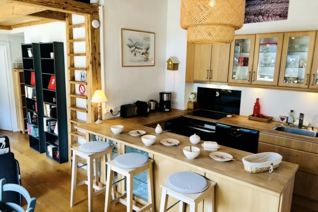 Bel Appt Vue Mont Blanc Au Pied Des Pistes