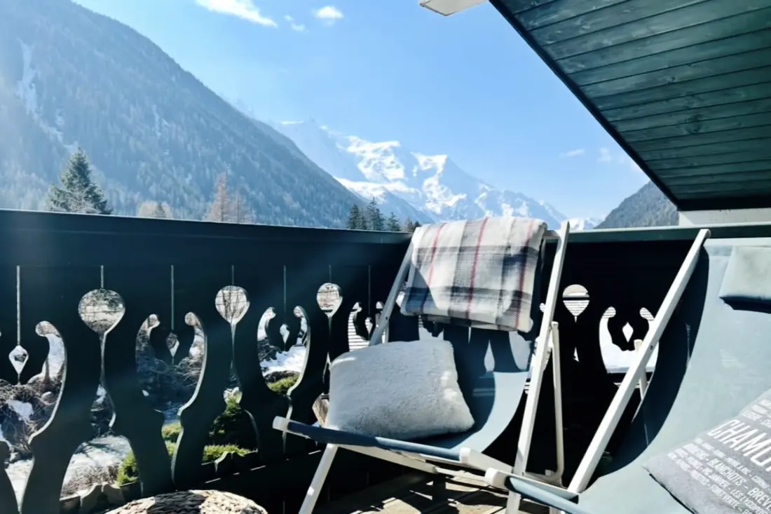 Bel Appt Vue Mont Blanc Au Pied Des Pistes
